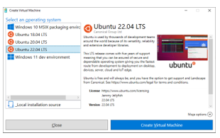 Ubuntu 22.04 LTS application