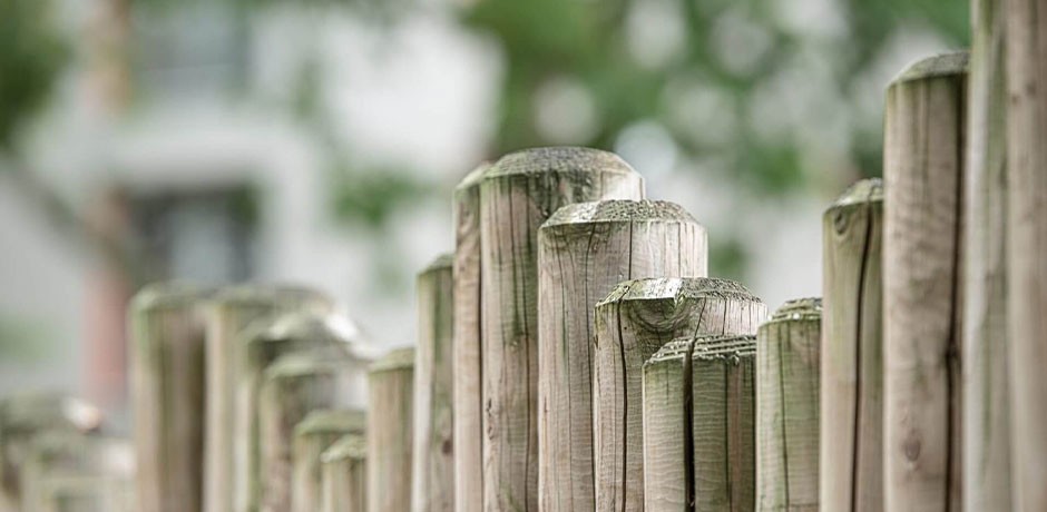image clôture en bois