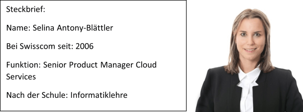 Steckbrief Selina Antony-Blättler