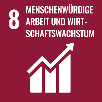 Logo Menschenwürdige Arbeit und Wirtschaftswachstum