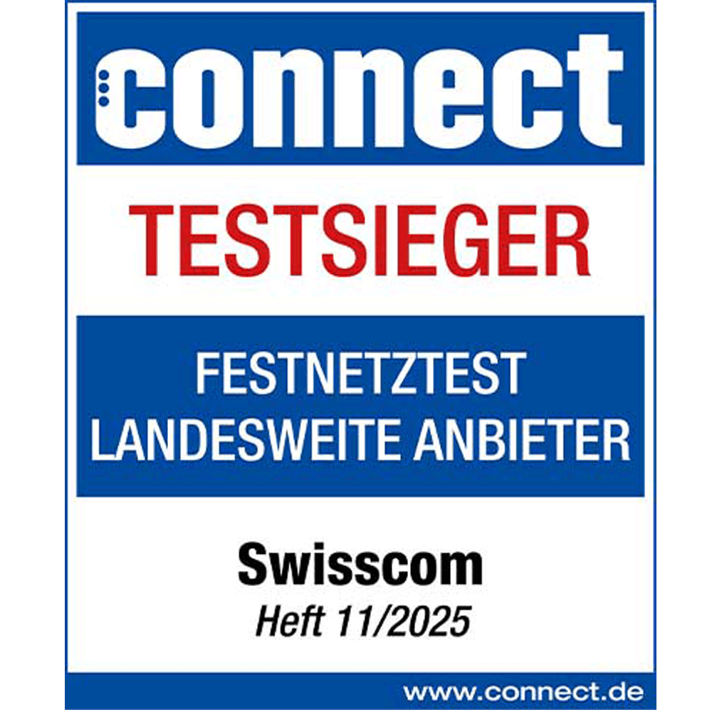 Award Connect Festnetz Testsieger 2025