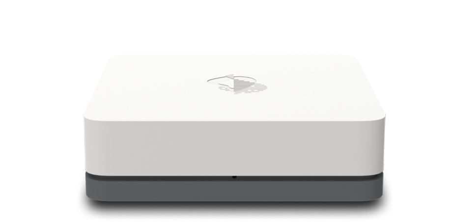 TV box with Swisscom logo