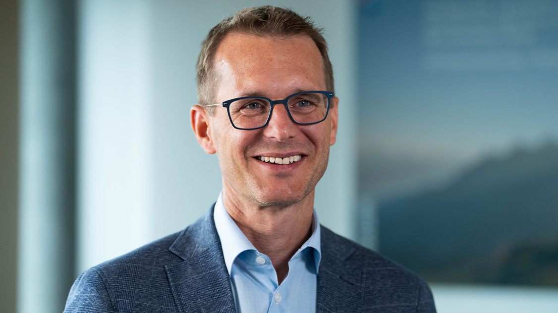 Ritratto di Christoph Aeschlimann, CEO di Swisscom