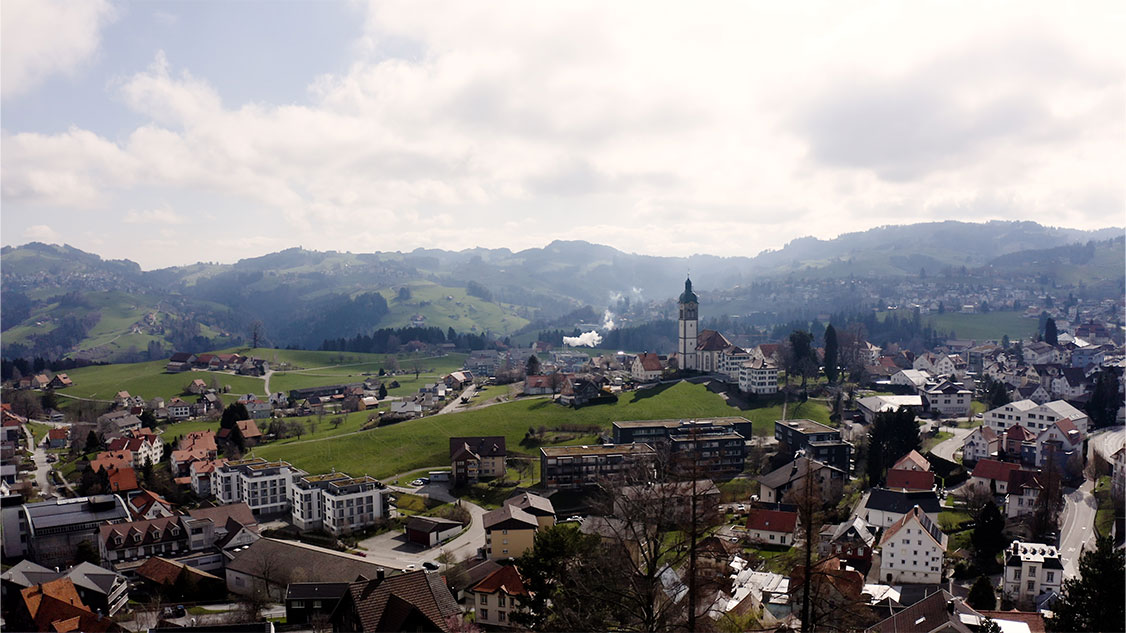 Ein Dorf im Appenzellerland