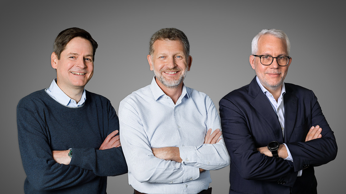 The picture shows the new management of Swisscom Ventures.