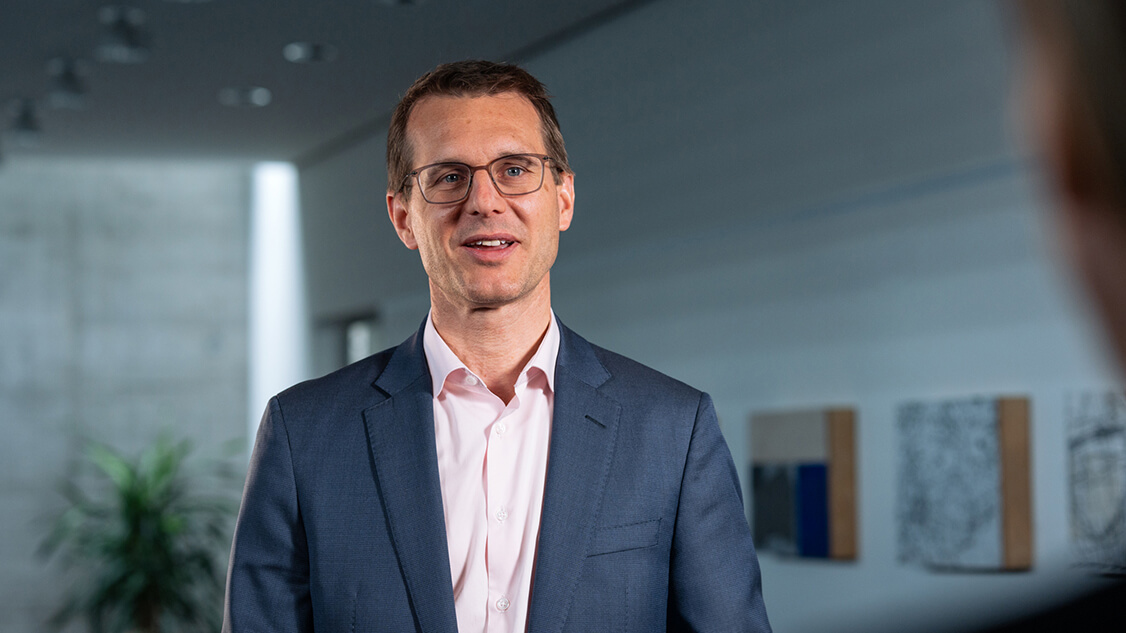 Foto di Christoph Aeschlimann, CEO di Swisscom