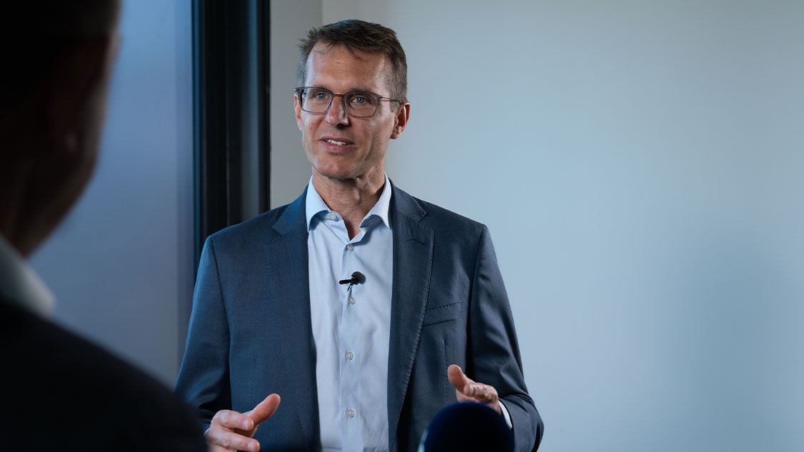 Foto di Christoph Aeschlimann, CEO di Swisscom