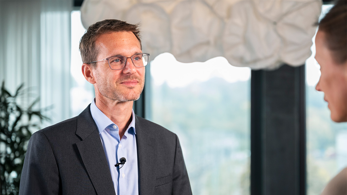 Portrait of Christoph Aeschlimann, CEO Swisscom