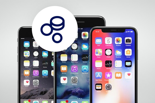 Tre diversi telefoni cellulari