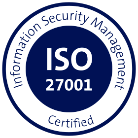 Icon: ISO 27001 Certified