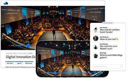 Live Stream­ing Integration für Events