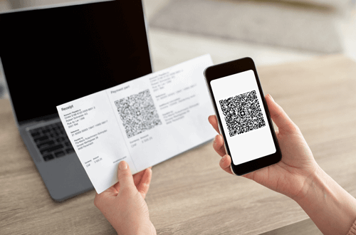 QR Code scannen mit Smartphone