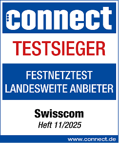 connect Testsieger: Festnetztest Landesweite Anbieter