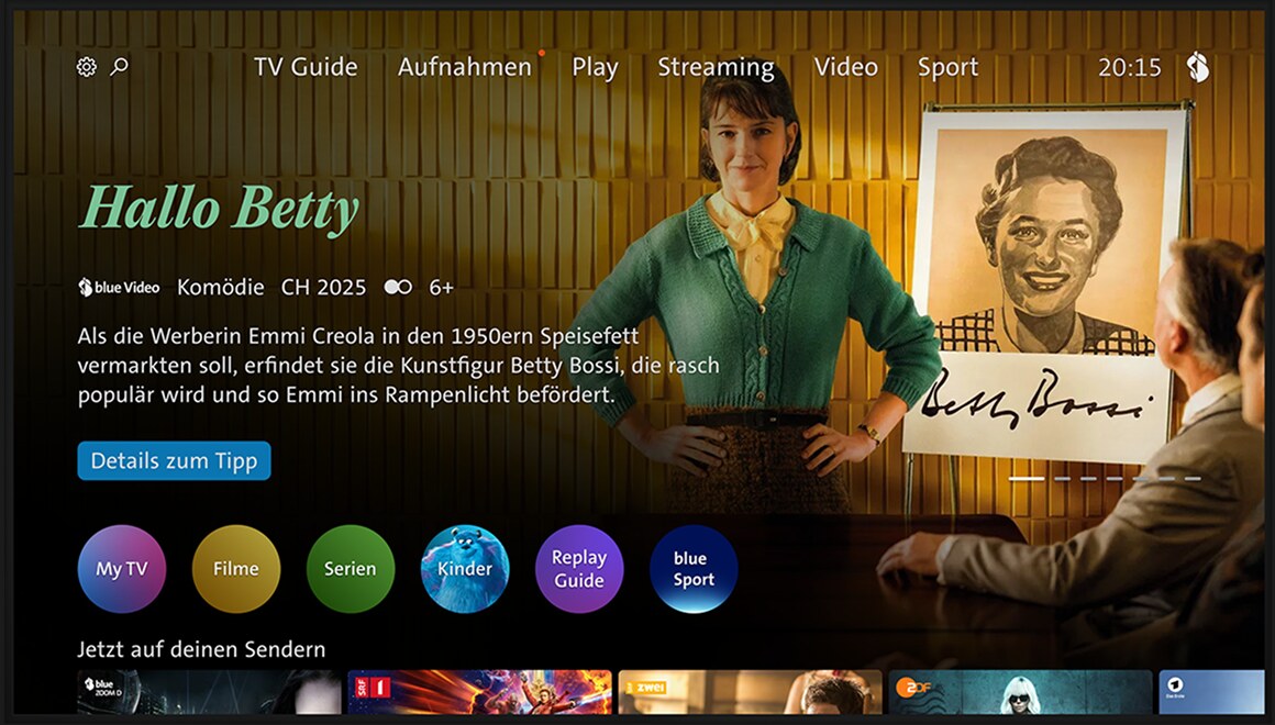 blue TV auf Smart TVs