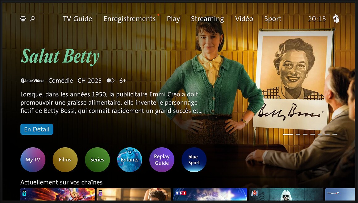 blue TV sur les Smart TV