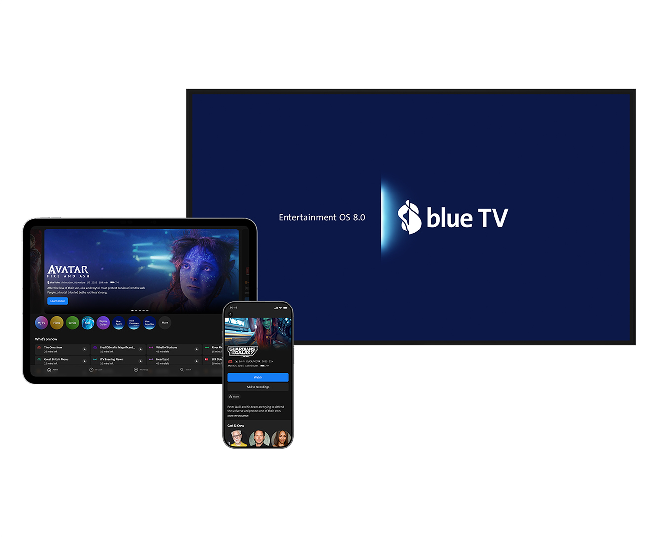 blue TV on smart TVs, tablets and smartphones