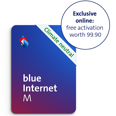 blue Internet M