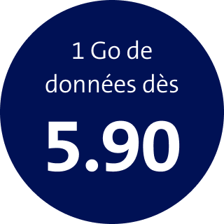 1 Go de données dès 5.90