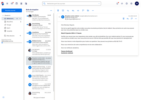 Nouveaux abonnements Bluewin & nouveau Webmail – Aide | Swisscom