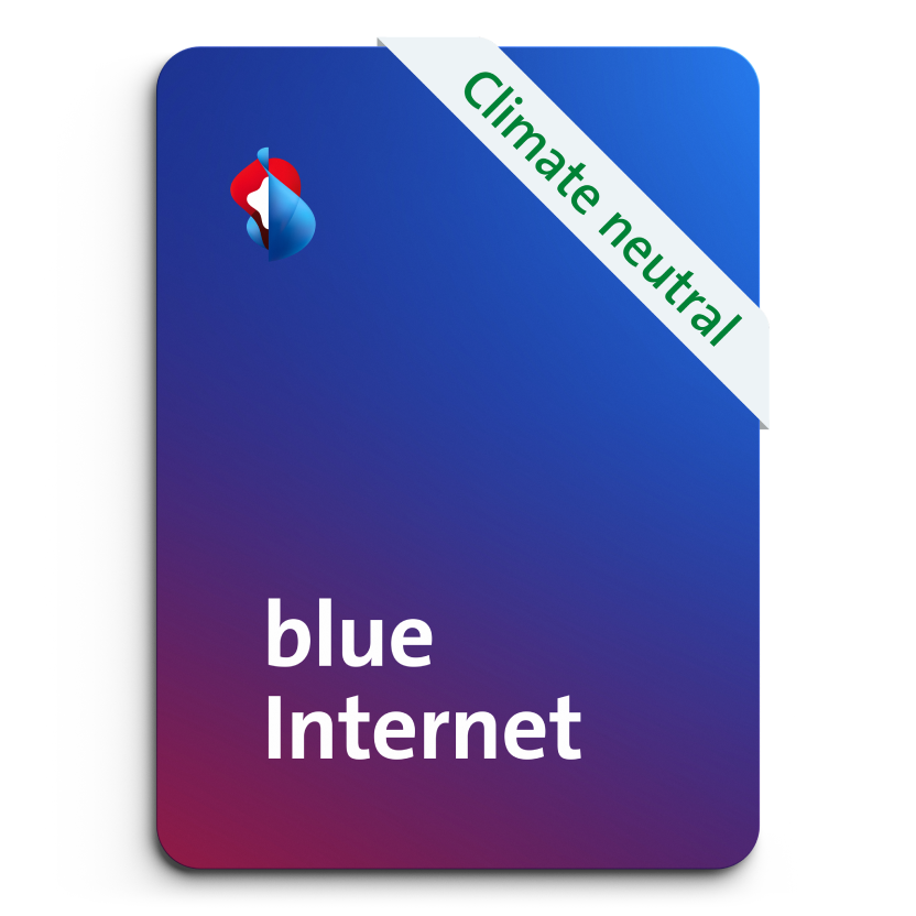 blue Internet Climate neutral