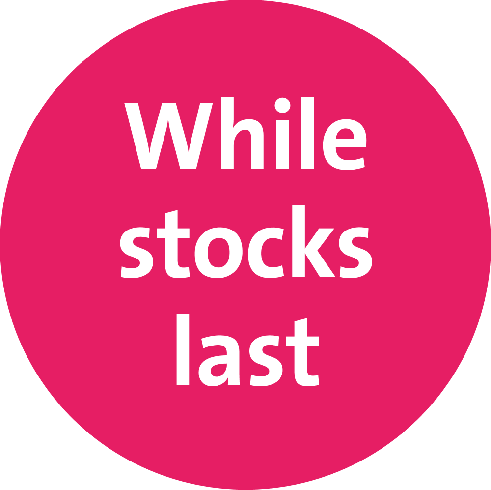 While stocks last