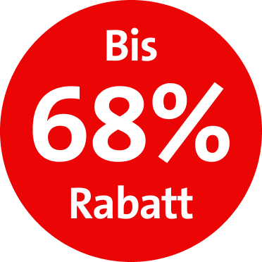 Bis 68% Rabatt