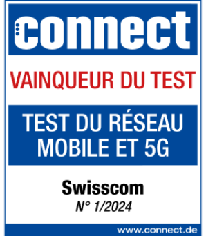 connect Testsieger: Mobilfunk- und 5G-Netztest, Swisscom Heft 1/2024