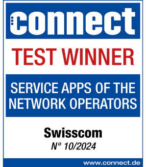 connect Testsieger: Service-Apps der Netzbetreiber, Swisscom Heft 10/2023