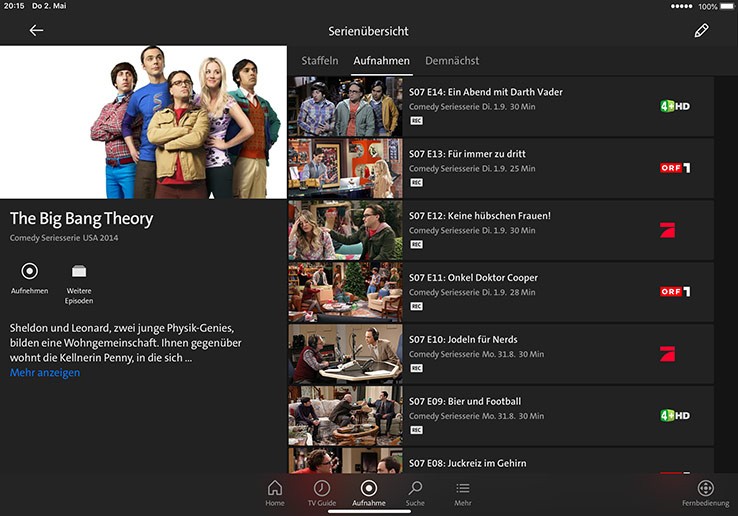 blue TV App auf PC, Tablet und Smartphone