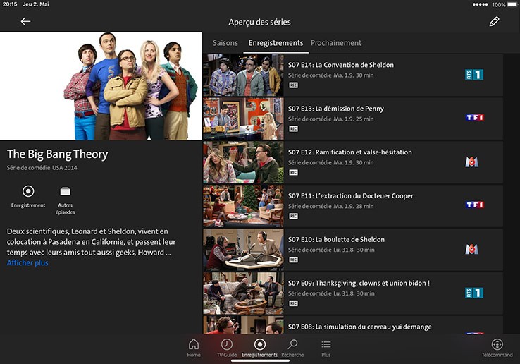 blue TV App (anciennement TV Air) sur PC, tablette, m