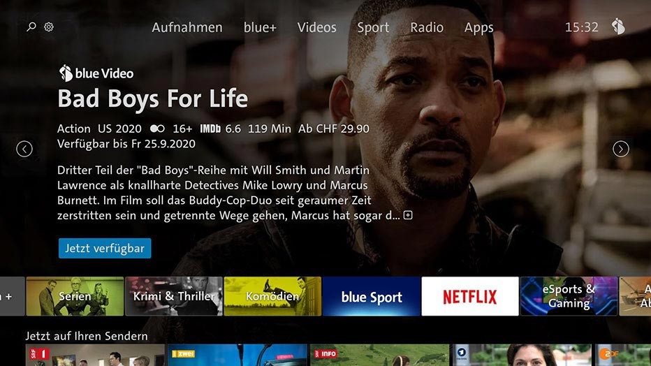 blue TV mit inOne home und Box