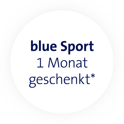 blue Sport 3 Monate geschenkt*