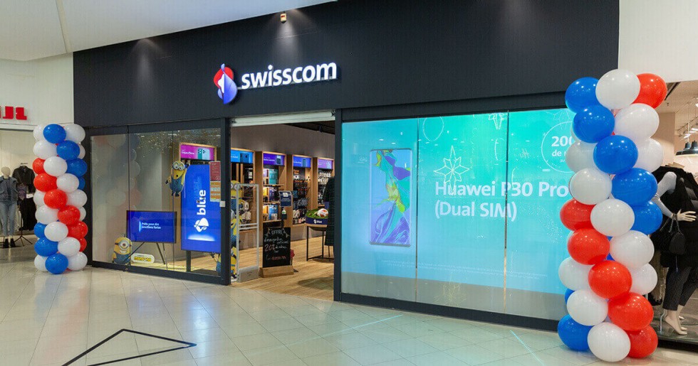 Eingang Swisscom Shop