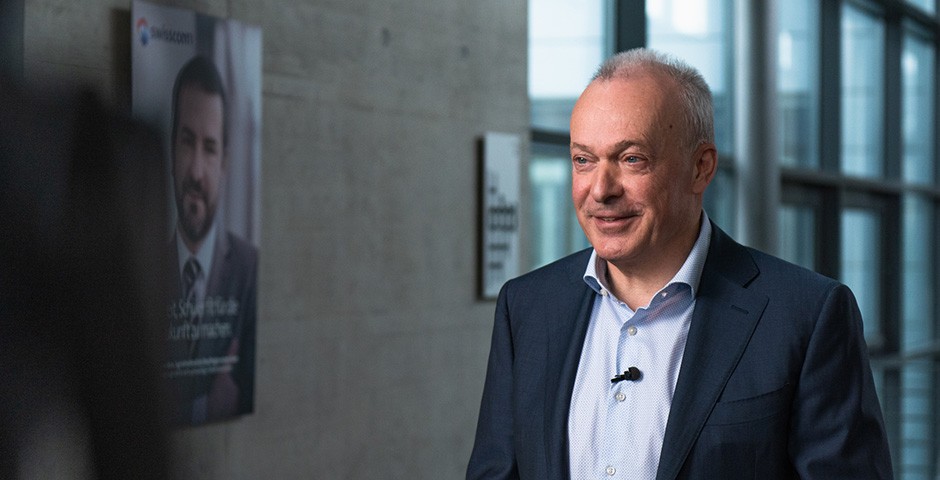 Porträt von Urs Schaeppi, CEO Swisscom