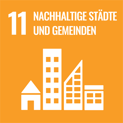 Button "Nachhaltige Städte und Gemeinden"