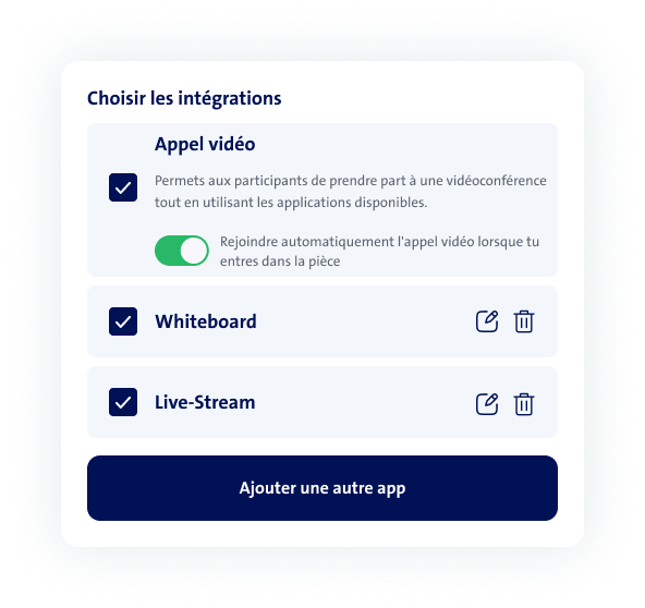 Screenshot Virtual Events Platform 