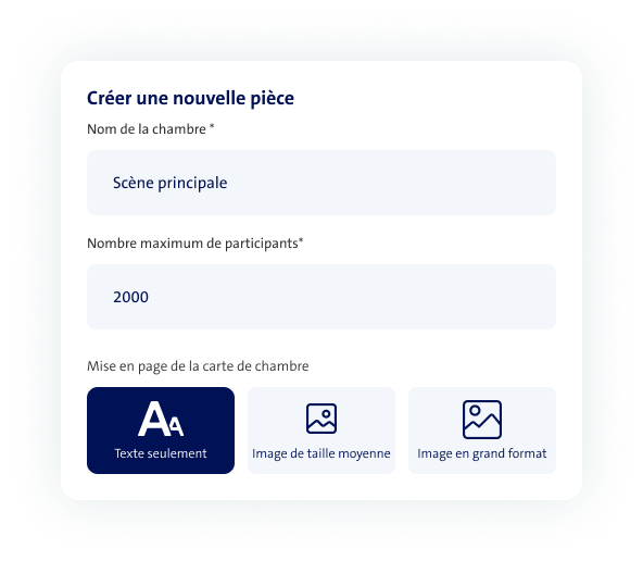 Screenshot Virtual Events Platform 