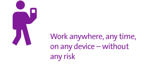 Flexible mobile working with IP technology
