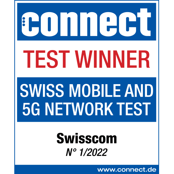 Testsieger 2022 connect Mobilfunknetz Schweiz