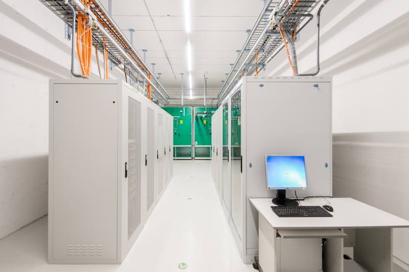 Ein weiterer Serverraum des Data Centers.