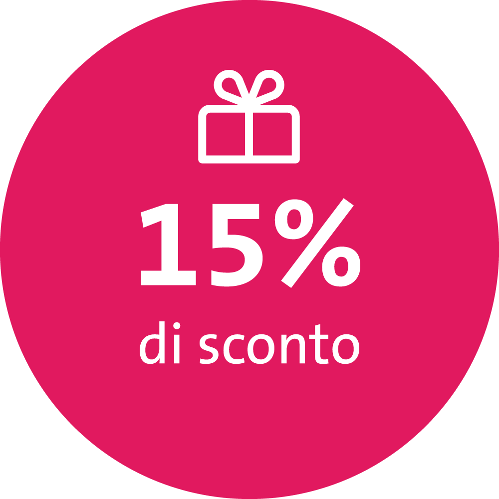 15% di sconto