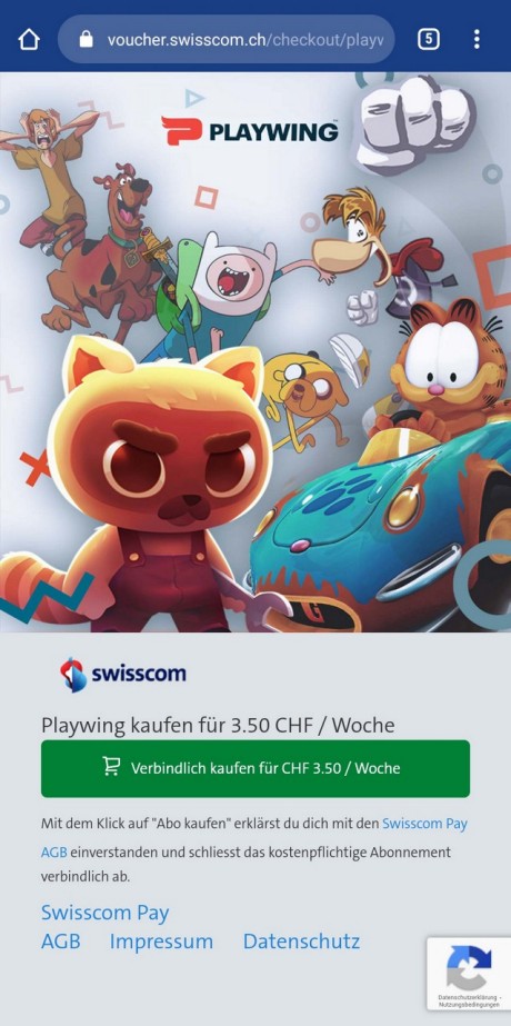 Swisscom Pay: Playwing