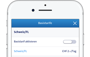 Den Basistarif finden Sie unter Menu > Basistarife Den Basistarif finden Sie unter Menu > Basistarife