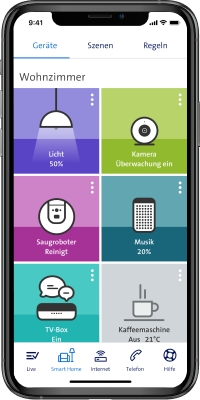 home app festnetz screen