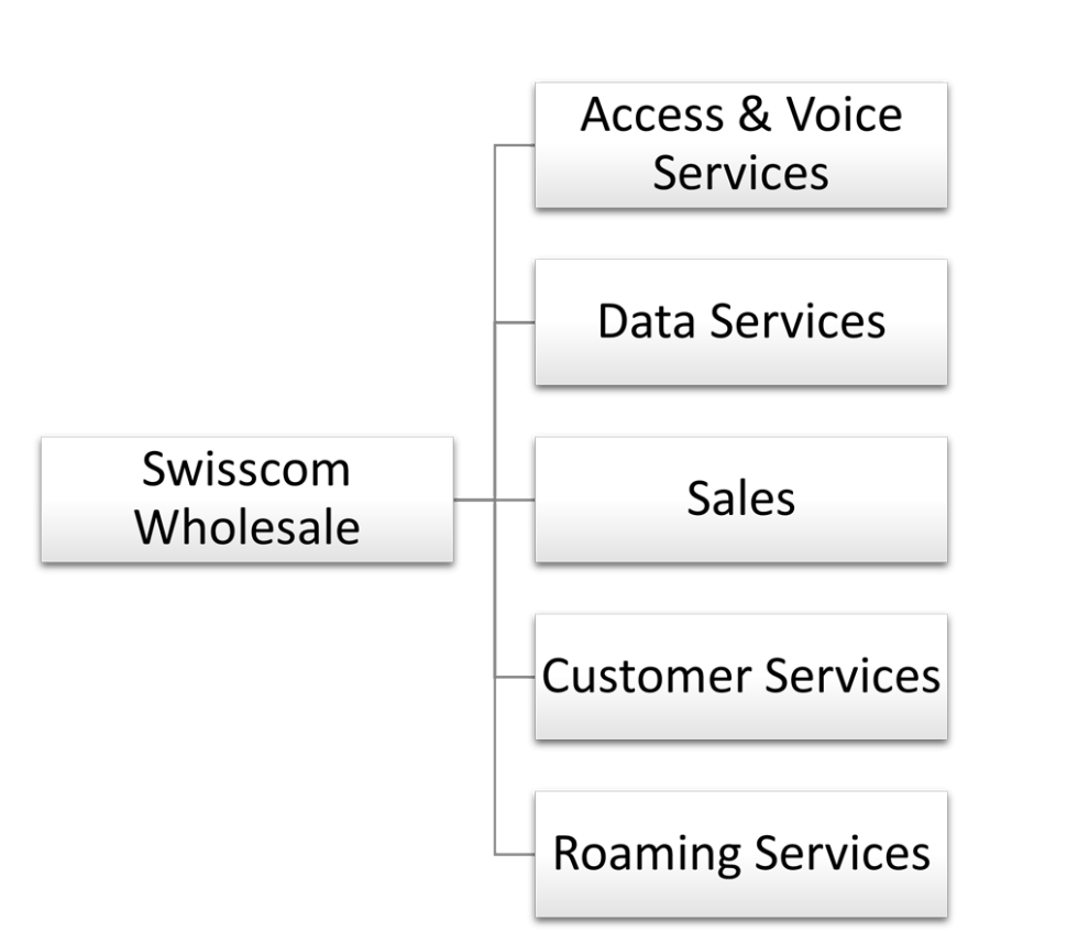 Organisation Swisscom Wholesale